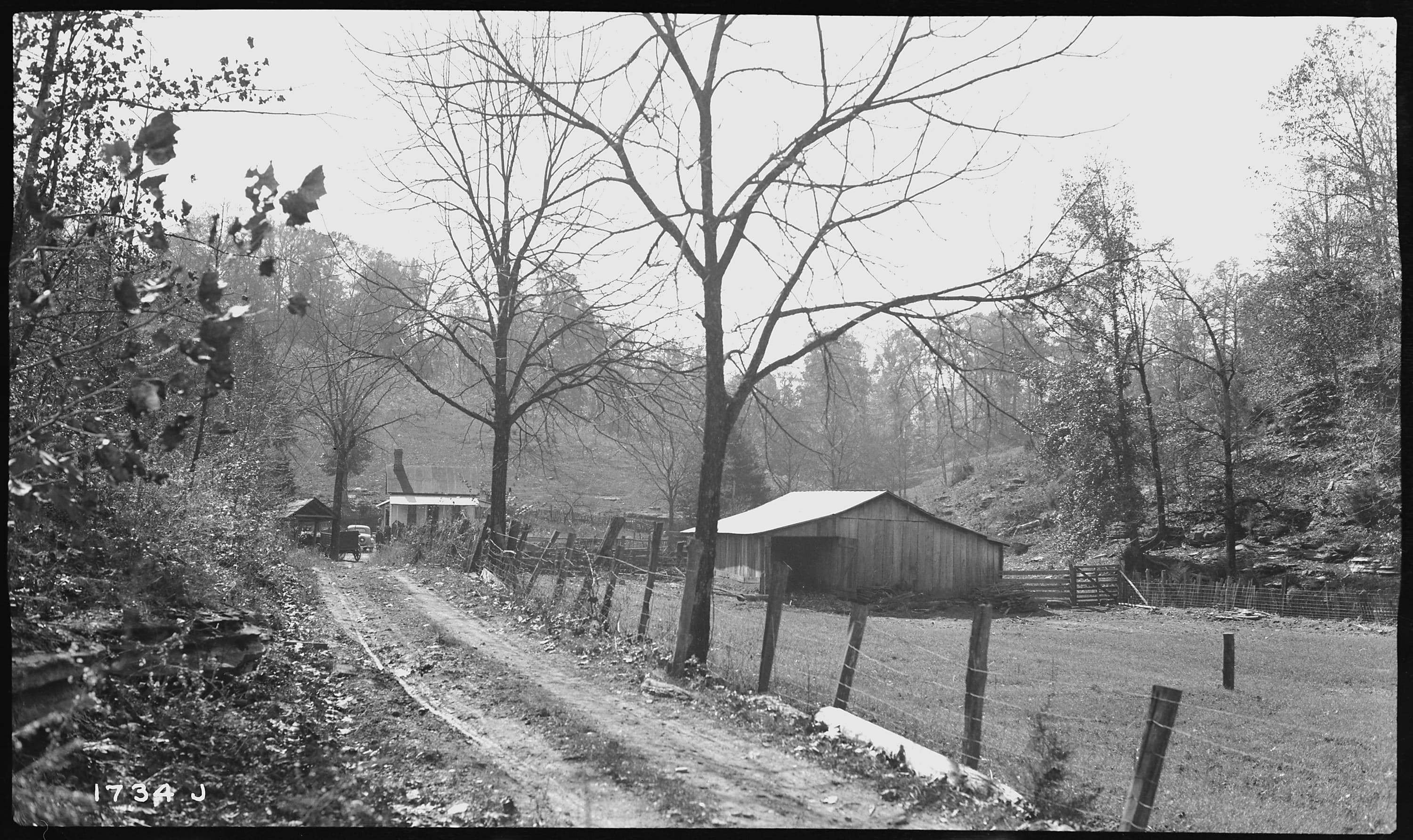Historic farmstead on the Duck River in Maury County, Tennessee