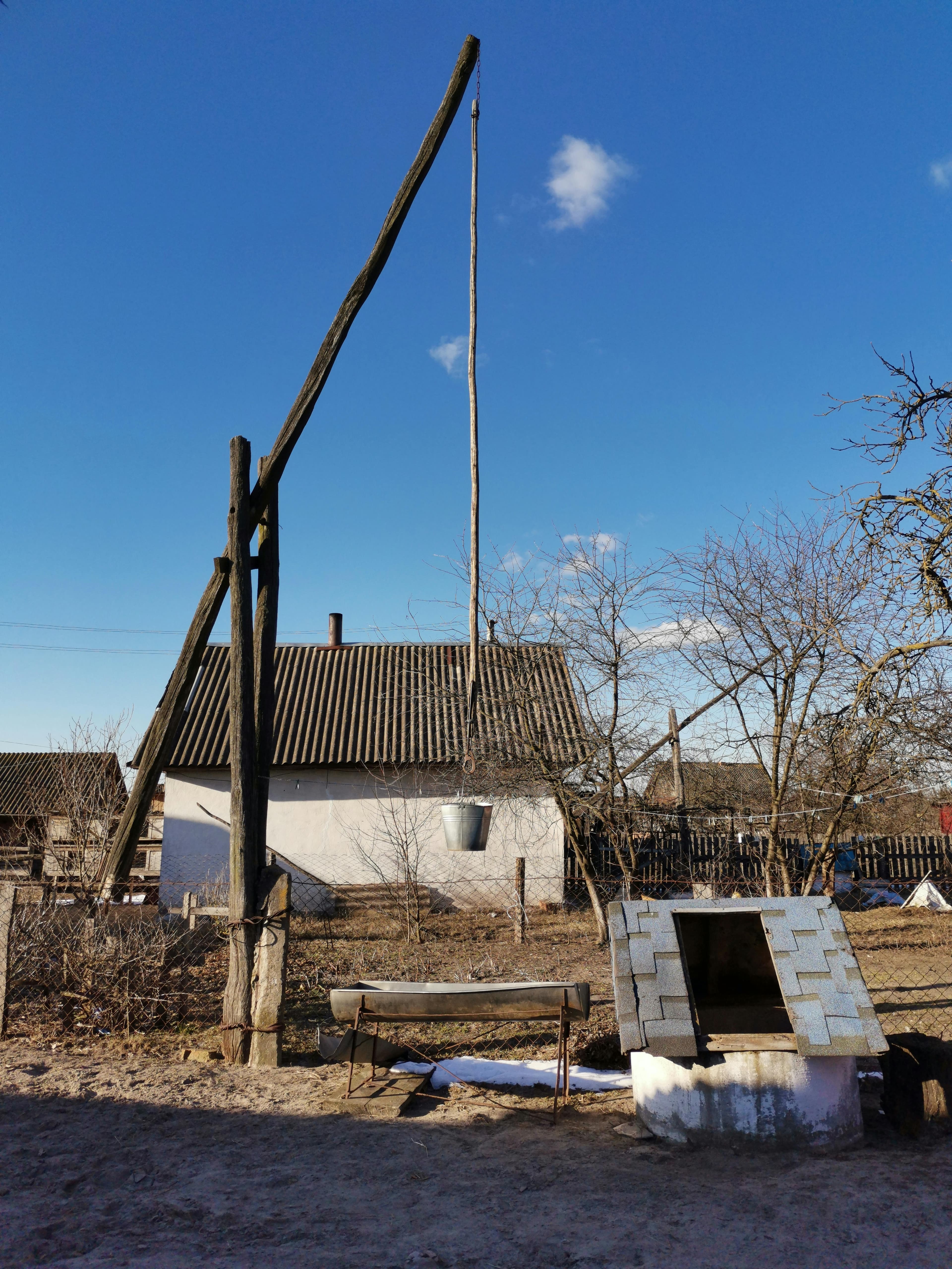 Rural water well on a property in Alabama